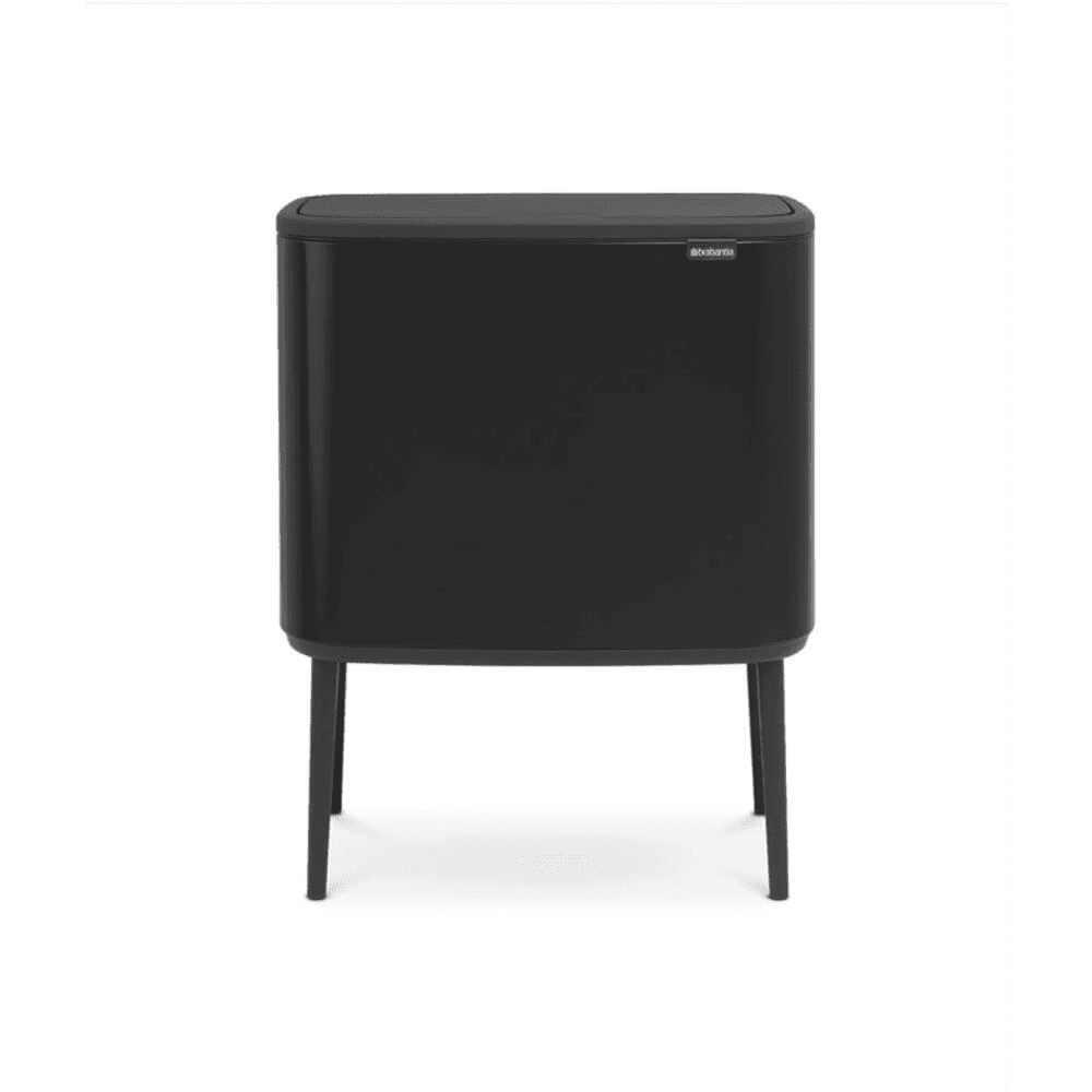 Bo Touch bin, 11 + 23 litre, Matt Black