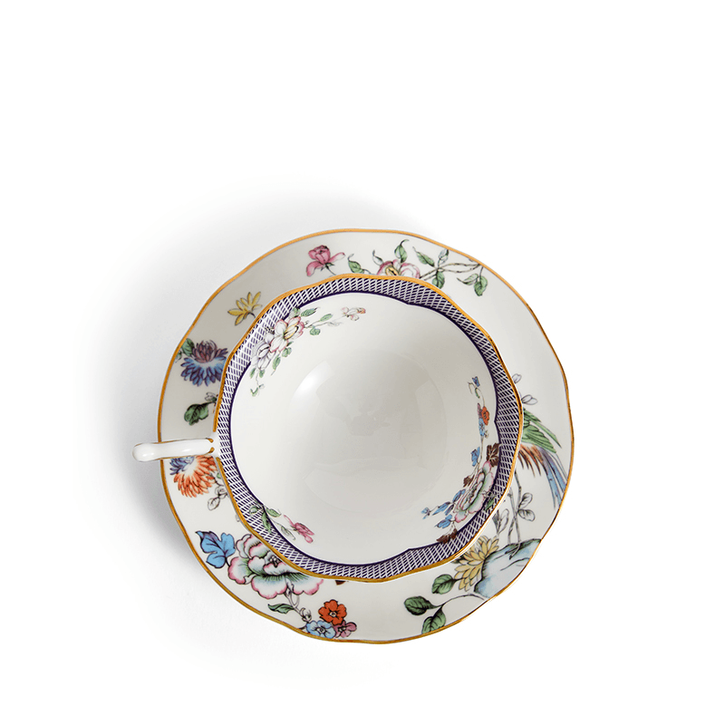 Fortune Set of 2 Teacups and Saucers, 150ml, Multi