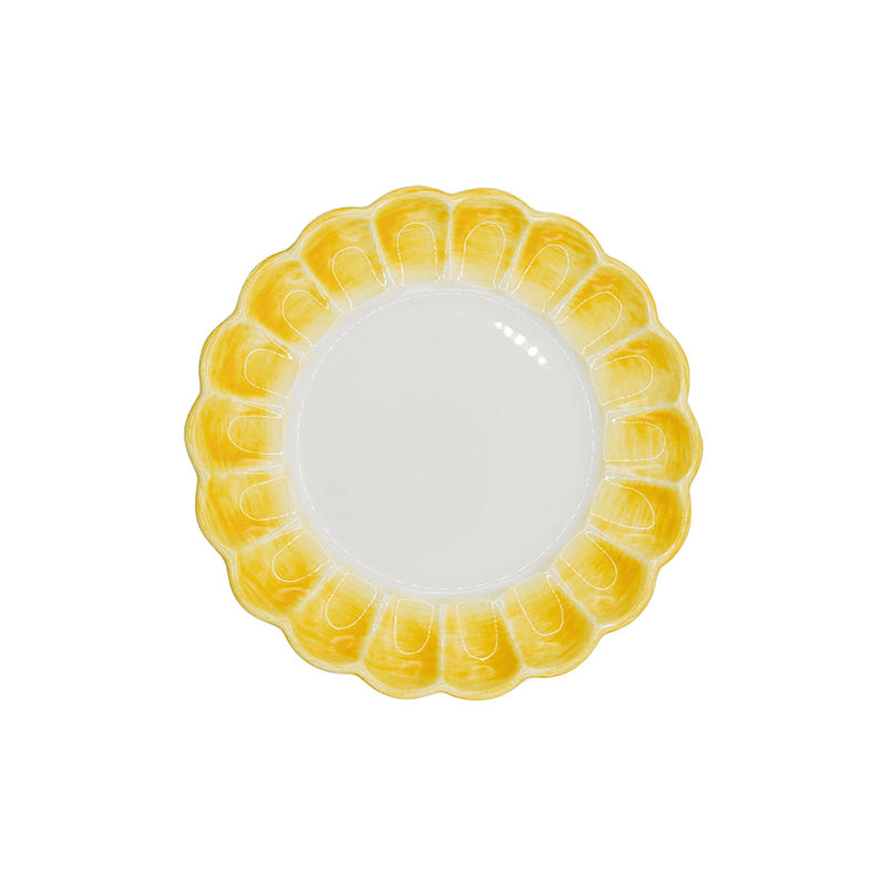 Lido Set of 4 Side Plates, D21.5cm, Yellow