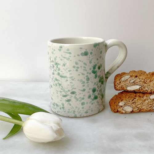 Image showing the Splatter Mug, H10cm, Pistachio product.