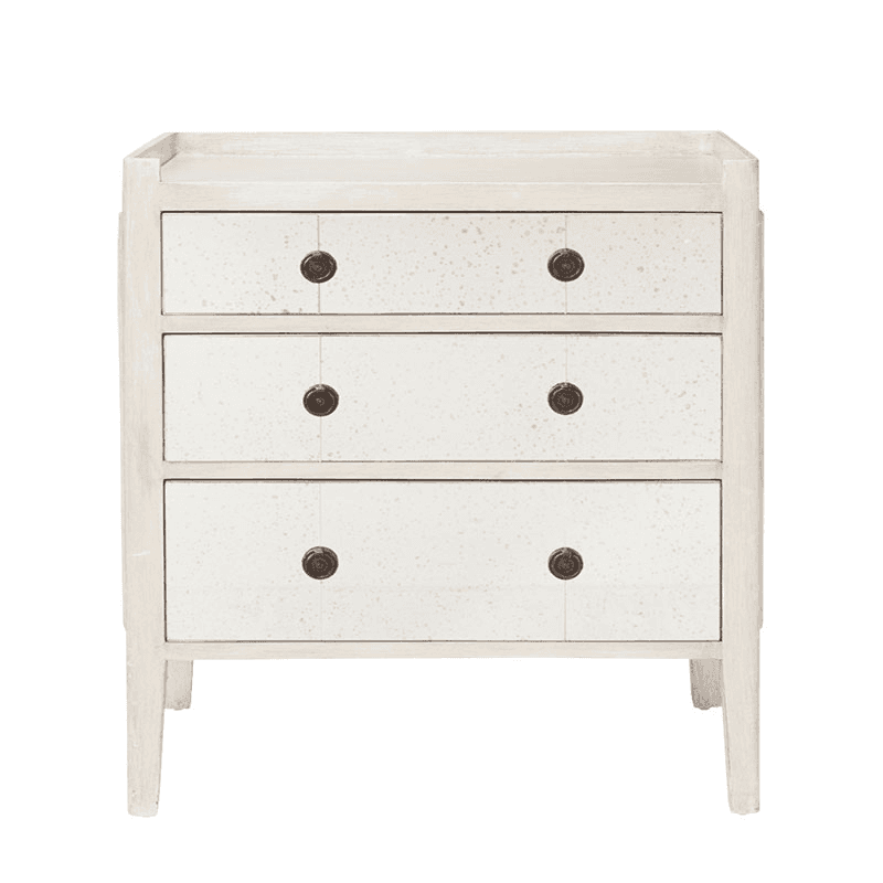 Catous Small chest of drawers, L62 x W40 x H73cm, White