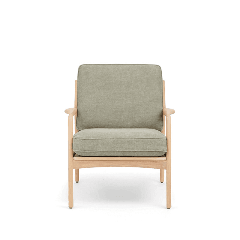 Audley Armchair, Signature Linen Moss