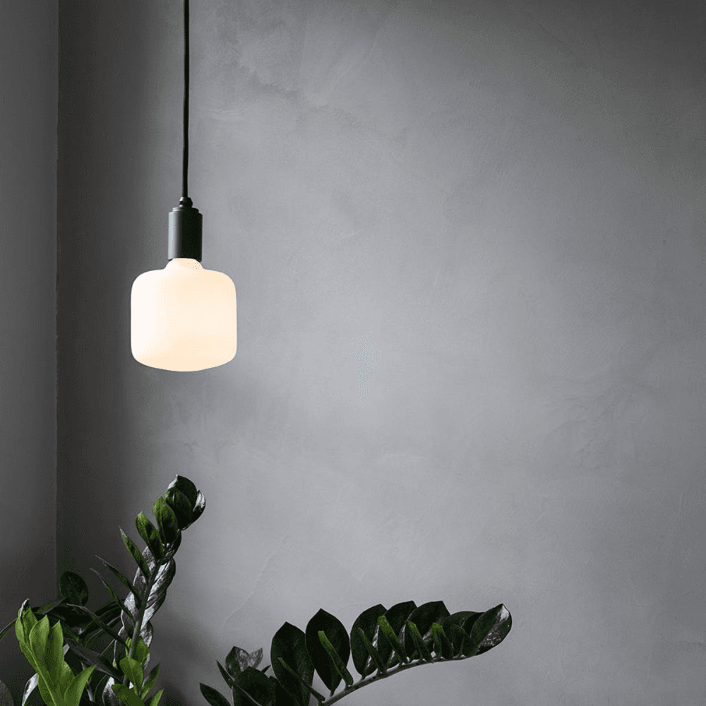 Oblo 6W LED shaped bulb, L17 x W13cm, Clear