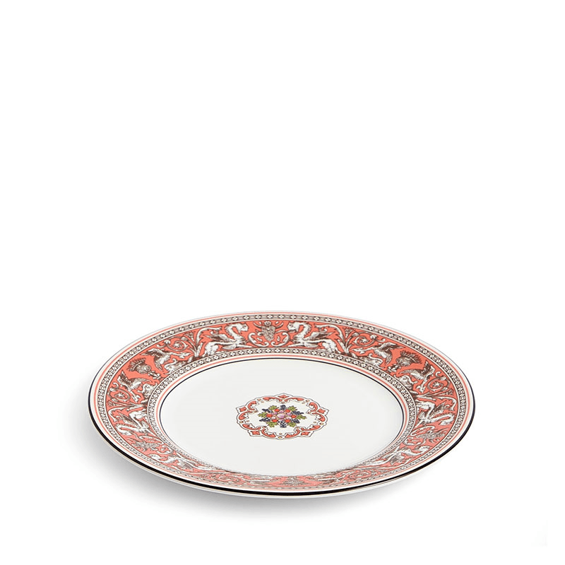 Florentine Plate, D20.6cm, Salmon