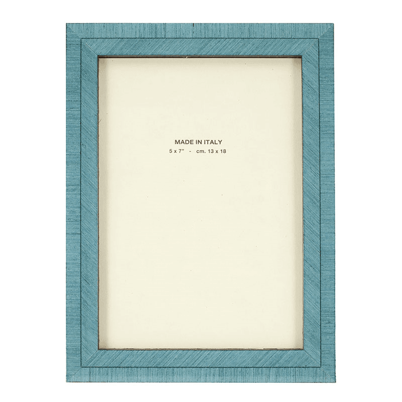Bianca Photo Frame, 5x7", Azure