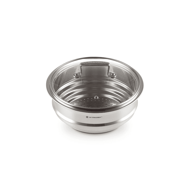 Classic 3-ply Multi Steamer with Glass Lid, 20cm, Stainless Steel