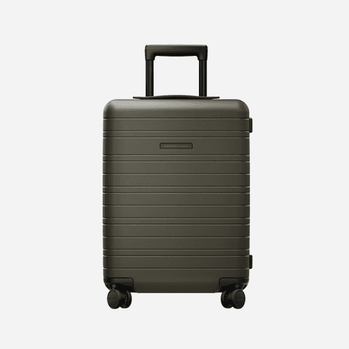 Image showing the H5 Essential Cabin Suitcase, H55 x W23 x L40cm, Dark Olive product.