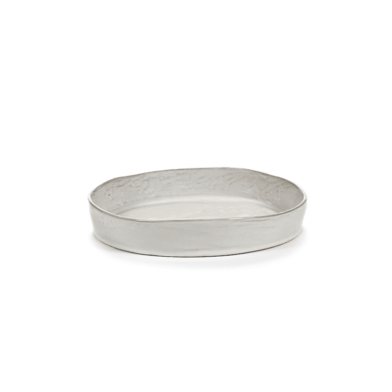 La Mère Set of 2 Deep Plates, D23cm, Off White