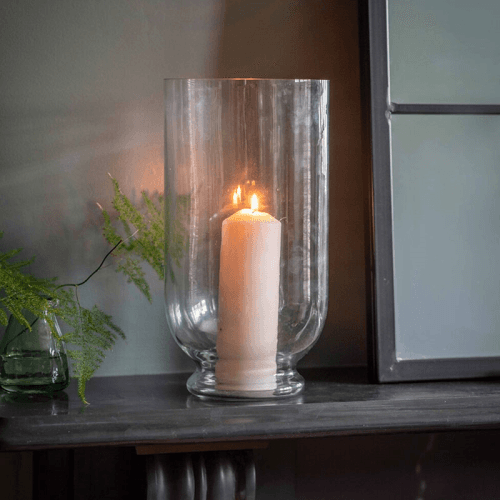 Image showing the Ashton Hurricane Vase, H33.5cm, Clear product.