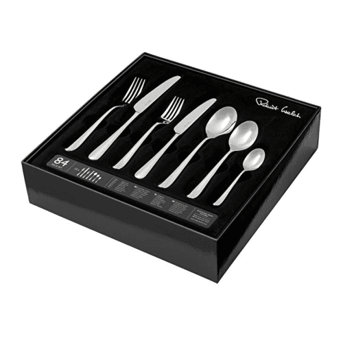 Image showing the Kingham Bright 84 piece cutlery set, Stainless Steel product.