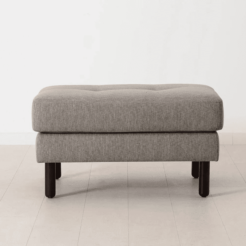 Model 04 Ottoman, Linen Shadow