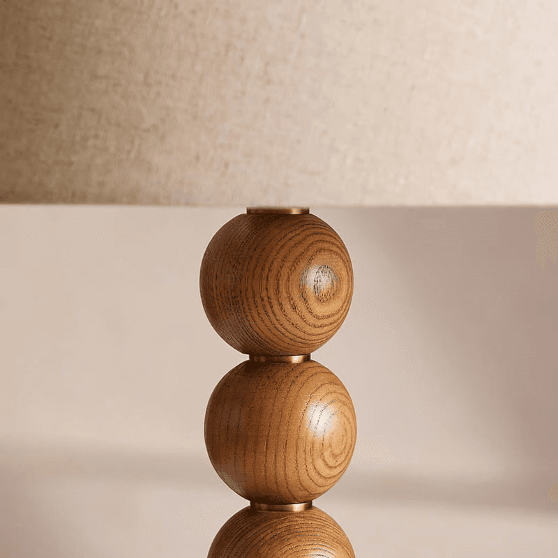 Bead Table Lamp, H61cm, White