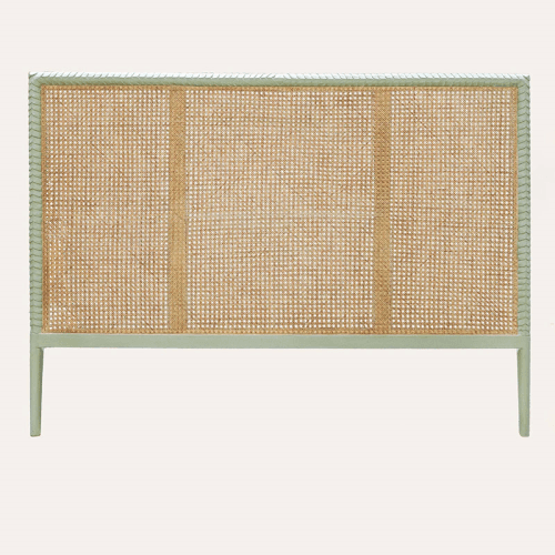 Image showing the Pavillion Super King Wooden Headboard, Green product.