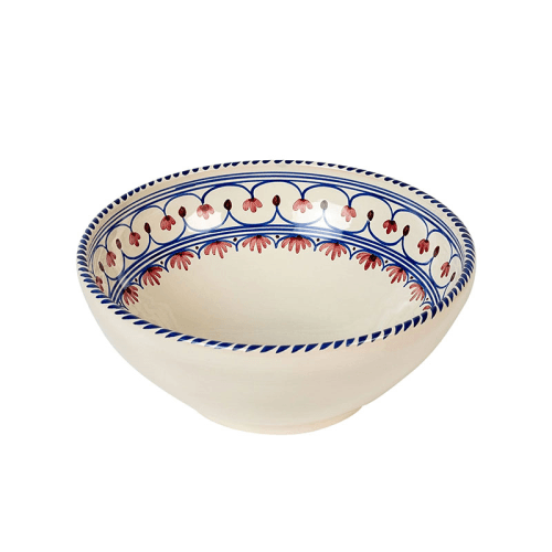 Image showing the Honor Bowl, D25cm, White and Blue product.