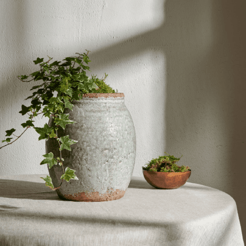 Image showing the Broseley Large pot, H26 x Dia23.5cm, Moss product.