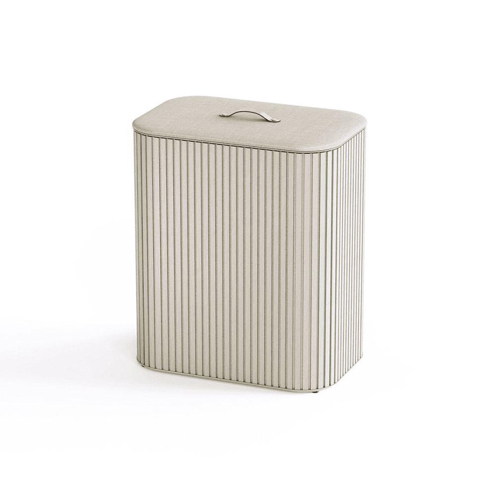 Tota Luxe Laundry Basket, 90L, Ecru