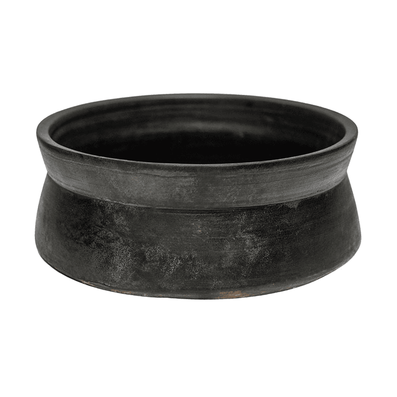Kew Eclectic Orangery Handthrown Statement Bowl, D38cm, Bronze