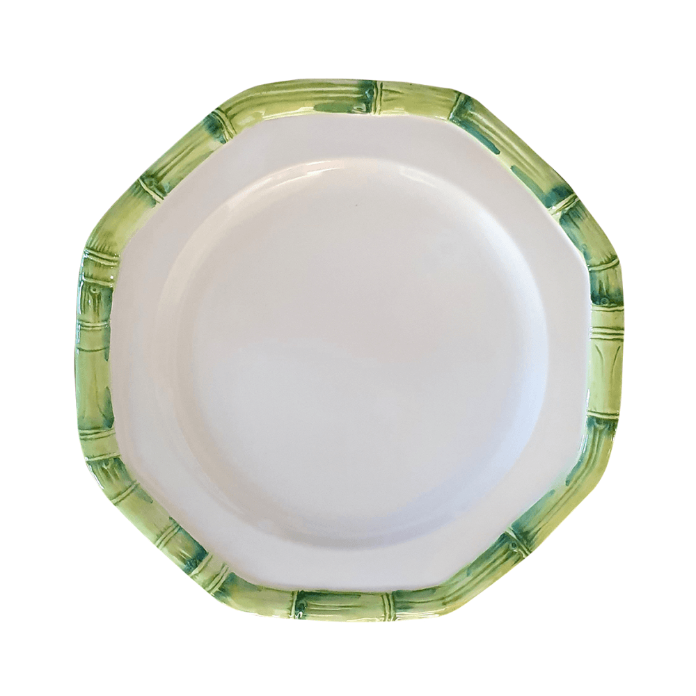 Bamboo Plate, D21cm, Green