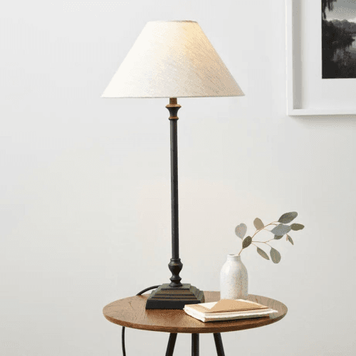 Image showing the Cowley Table lamp, 60cm, Black product.
