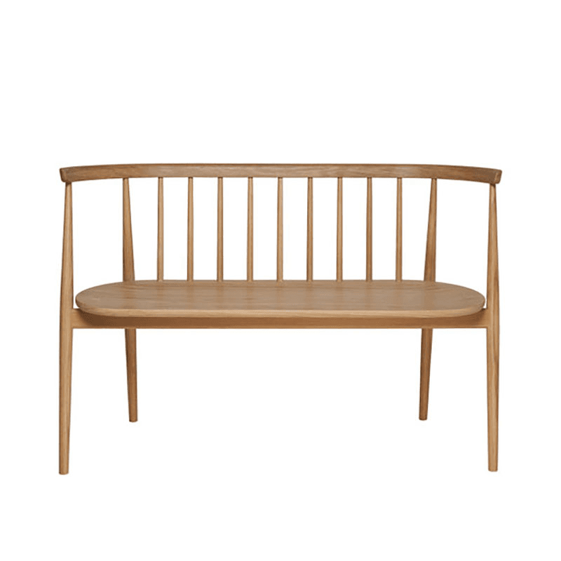 Heritage Modern Love Seat, Natural