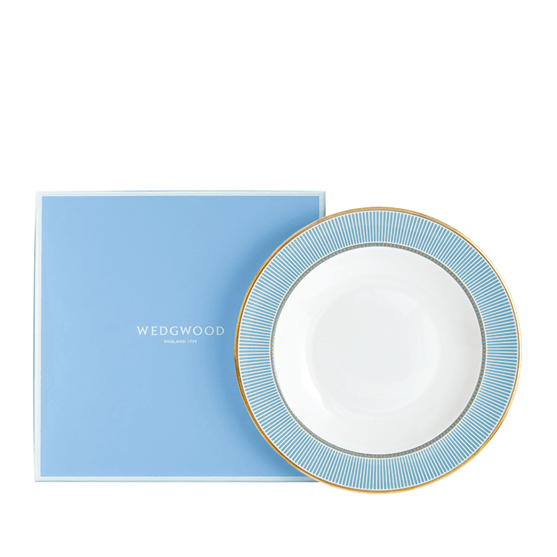 Helia Rimmed Soup Plate, D23cm, Mint Green