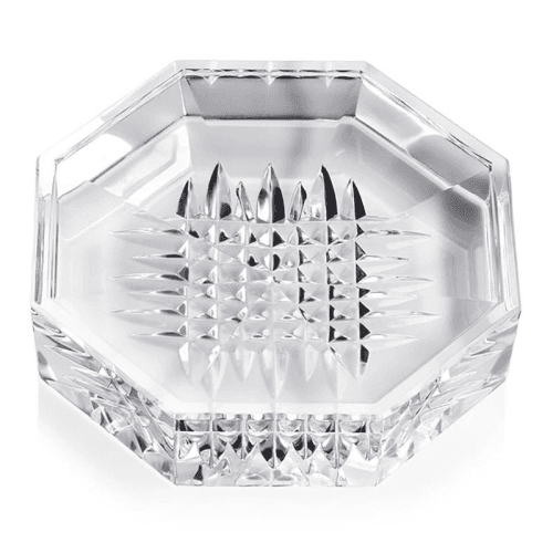Image showing the Lismore Diamond Tray, 10cm, Clear product.