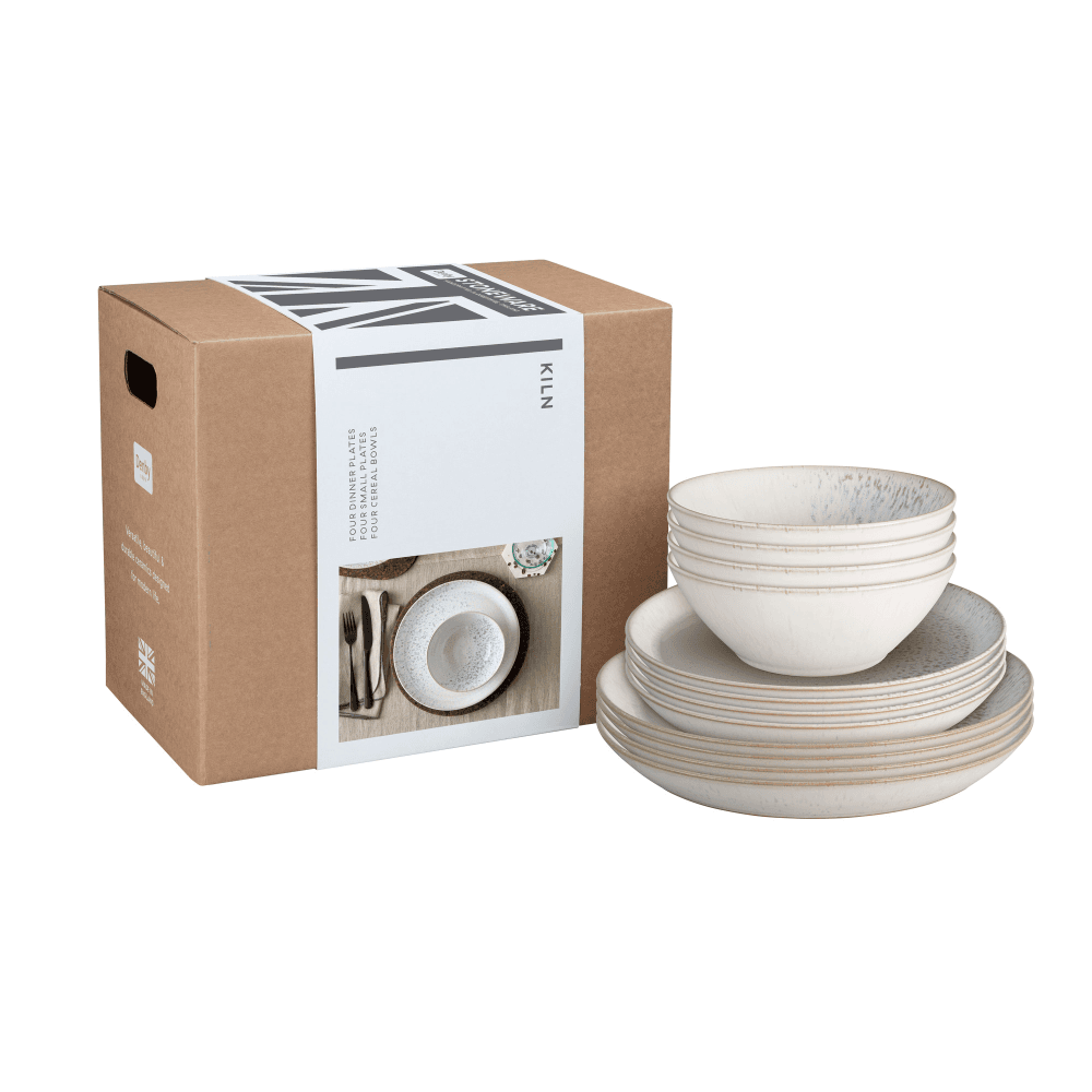 Kiln 12 Piece Dinnerware Set, Natural