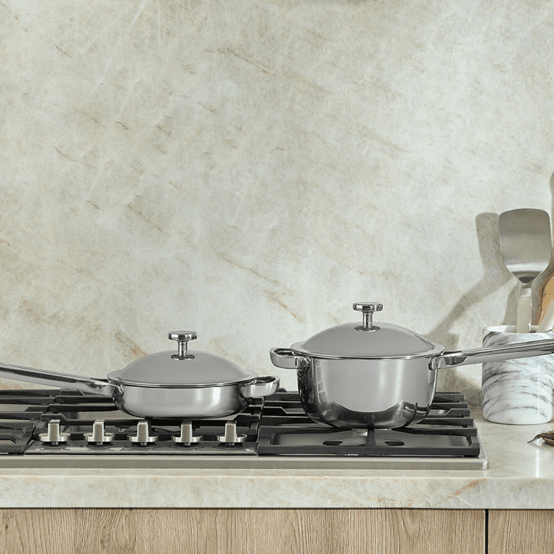 Titanium Pro Cookware Duo, Mini, Chrome