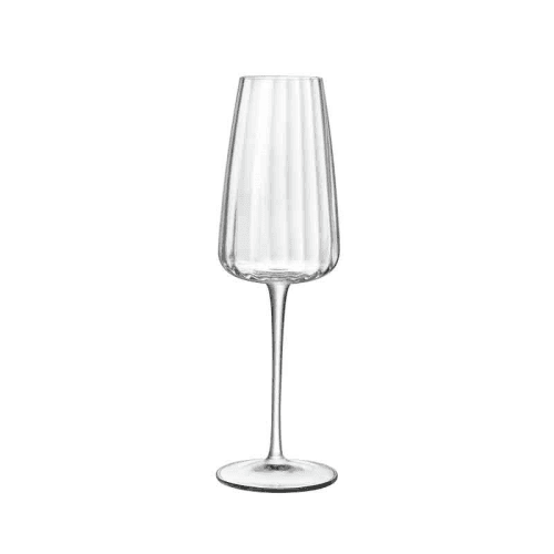 Image showing the Optica Set of 4 Sparkling Wine Flutes, Clear, 250ml product.