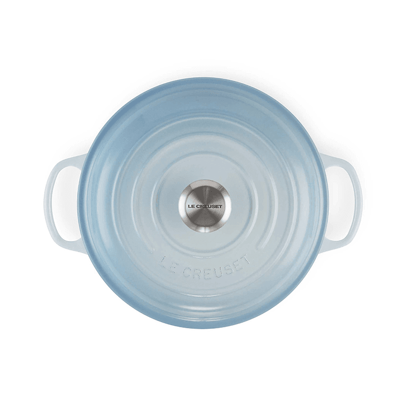 Signature Cast Iron Shallow casserole, 30cm - 3.2 litre, Coastal Blue