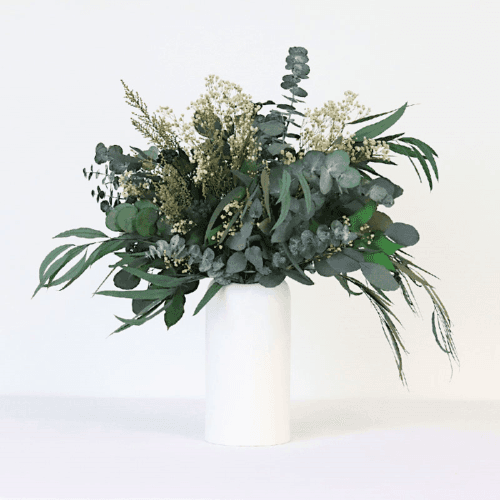 Image showing the Greenery & Neutrals Large hand-tied bouquet, H42-48cm, Matcha product.