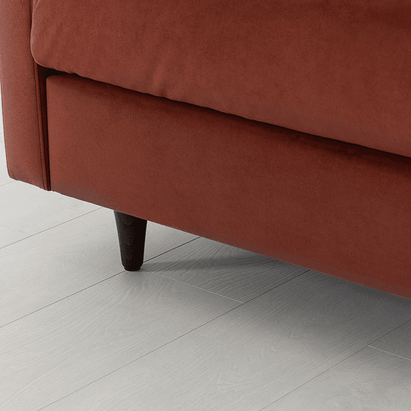 Model 07 Velvet Armchair, Brick