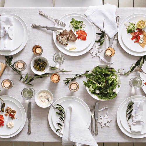 Image showing the Gio 16 Piece Dinnerware Set, White product.