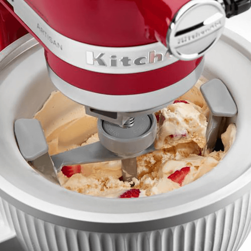 Ice Cream Maker Attachment, White