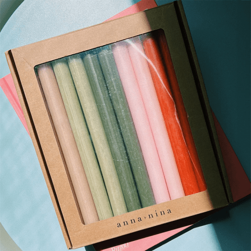 Image showing the Essential Set of 20 Candles, H28cm, Multi product.