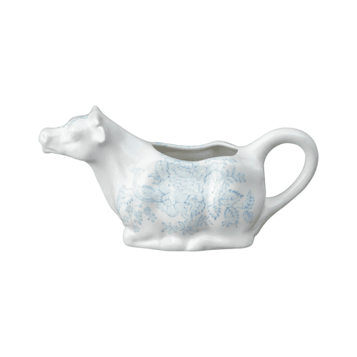 Image showing the Asiatic Pheasants Cow Creamer, 150ml, Blue product.