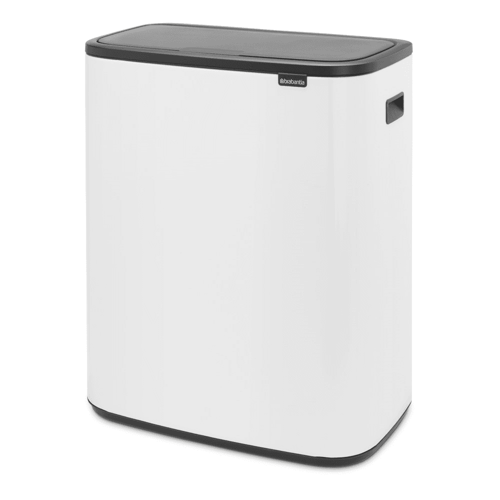 Bo Touch bin, 60 litre, White