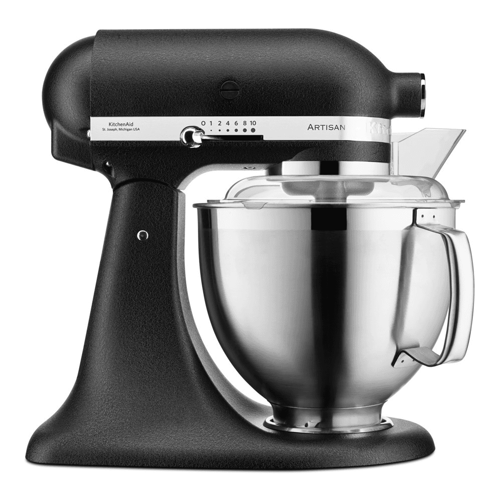 Artisan Tilt Head Stand mixer, 4.8 litre, Cast Iron Black