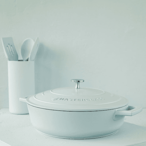 Image showing the Shallow Casserole Dish, 4L, Pastel Blue product.