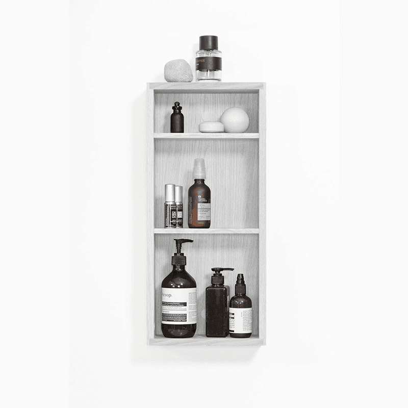 Slimline Box Shelf, H55 x W250cm, Oyster White