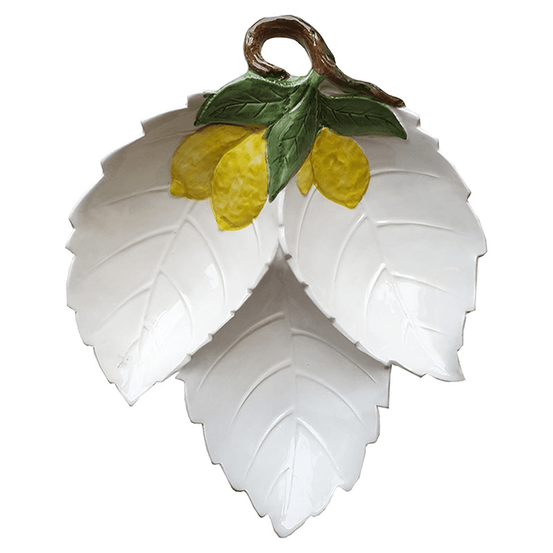 Lemon Serving Dish, W37 x L29 CM, White