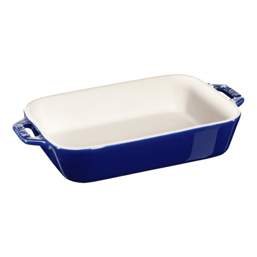 Image showing the Rectangular baking dish, 25.8 x 16.8cm, Dark Blue product.