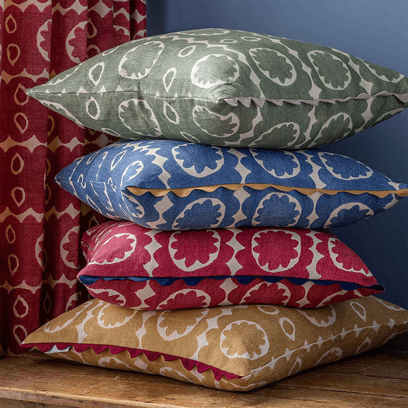 Osborne Cushion, 57 x 57cm, Green