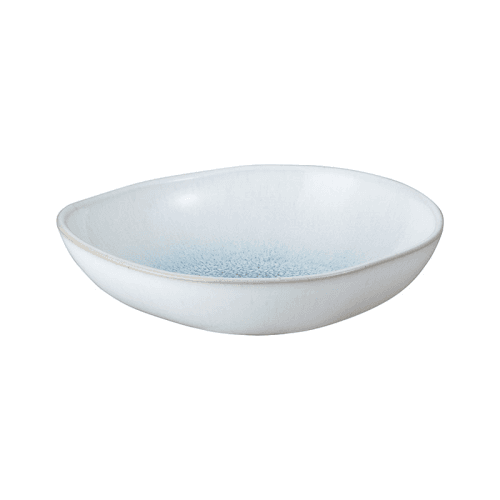Image showing the Kiln Blue Medium Organic Dish, L19 x W18cm product.