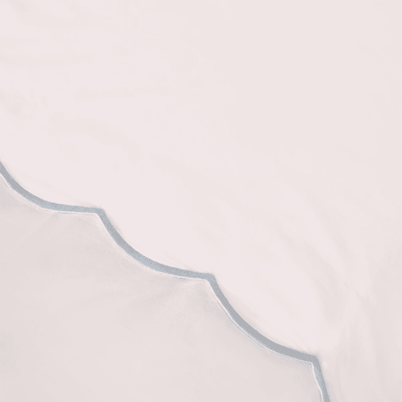 Annabelle Pair of Oxford Pillowcases, Standard, Powder Blue
