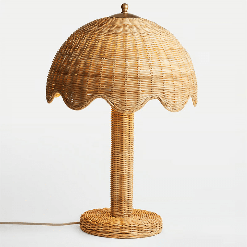Lila Table Lamp, H60cm, Brown