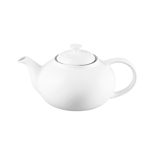 Image showing the Stoneware Classic Teapot, 1.3L, White product.