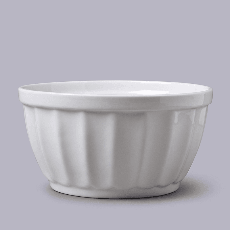 Fluted Bowl, 2L, White