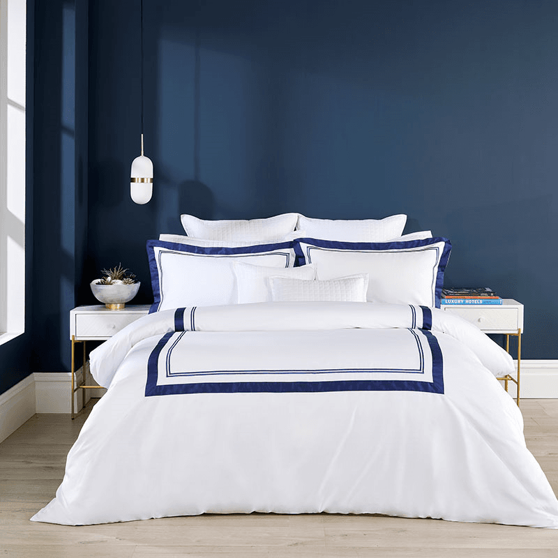 Coniston Duvet Set, Super King, Navy