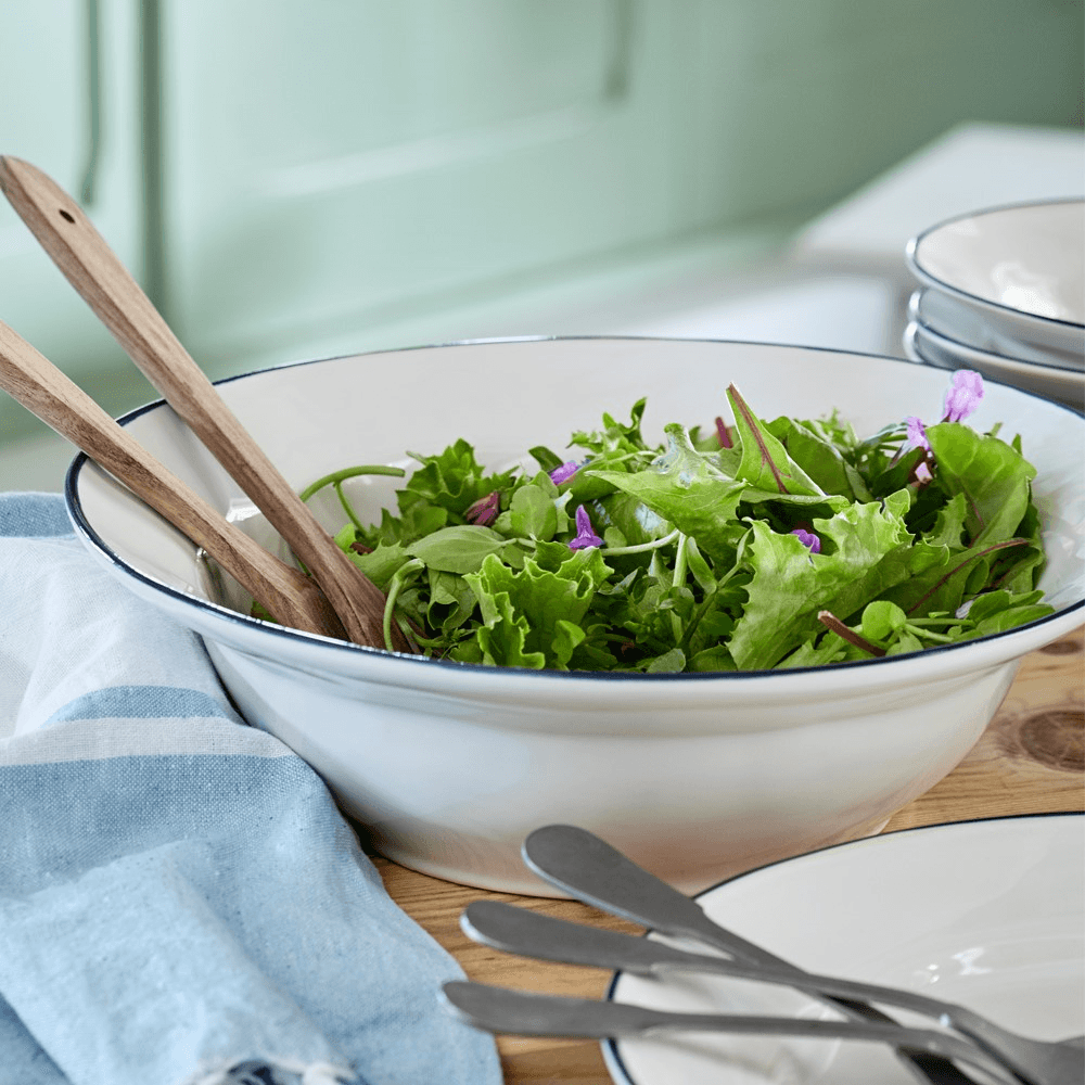 Beja Serving bowl, 30cm, White